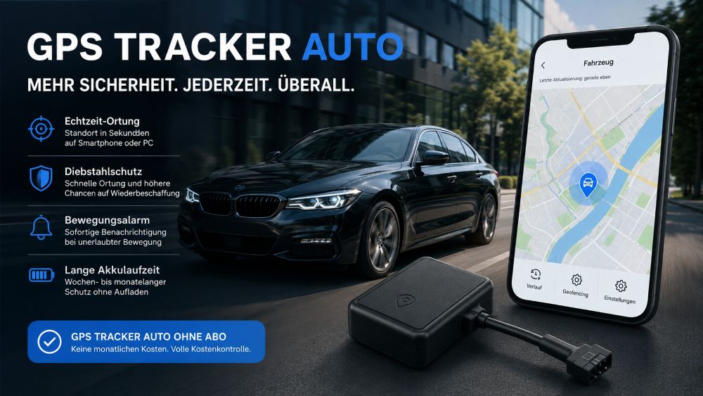 GPS Tracker Auto: Mehr Sicherheit, Kontrolle und Schutz für Ihr Fahrzeug